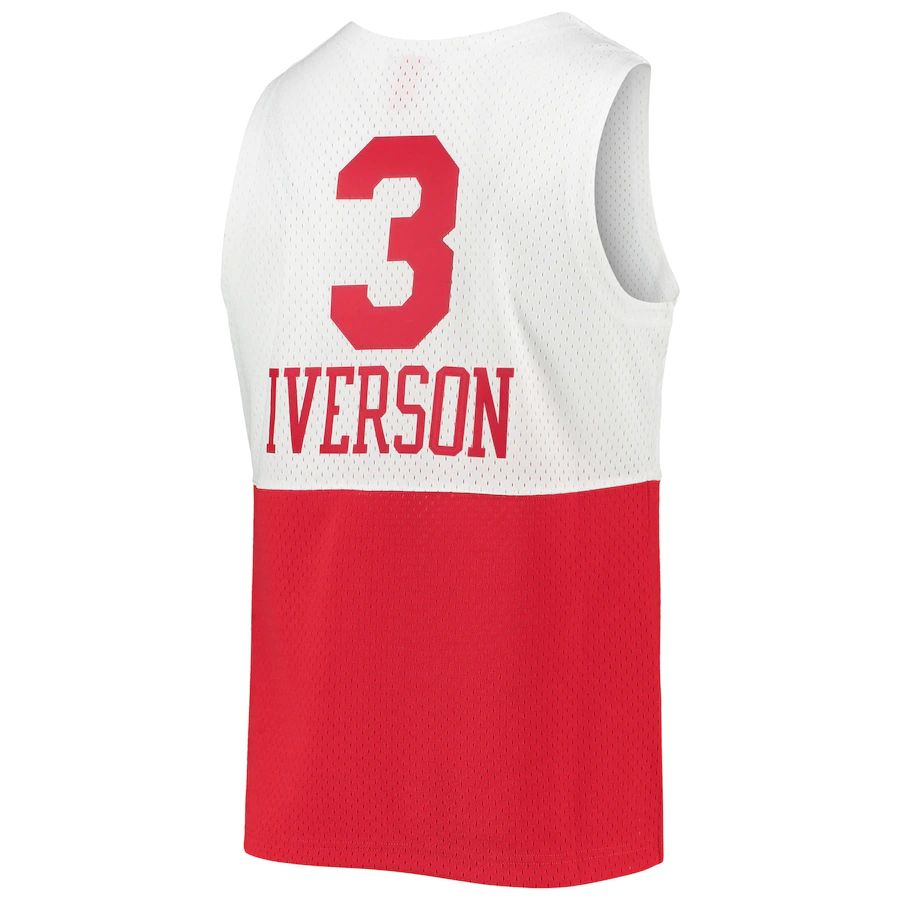 PH.76ers #3 Allen Iverson  2003-04 Hardwood Classics Swingman Jersey White Stitched American Basketball Jersey