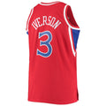 PH.76ers #3 Allen Iverson  Big & Tall Hardwood Classics Swingman Player Jersey Red Stitched American Basketball Jersey