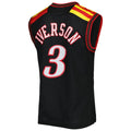 PH.76ers #3 Allen Iverson  Hardwood Classics 2006-07 Swingman Jersey Black Stitched American Basketball Jersey