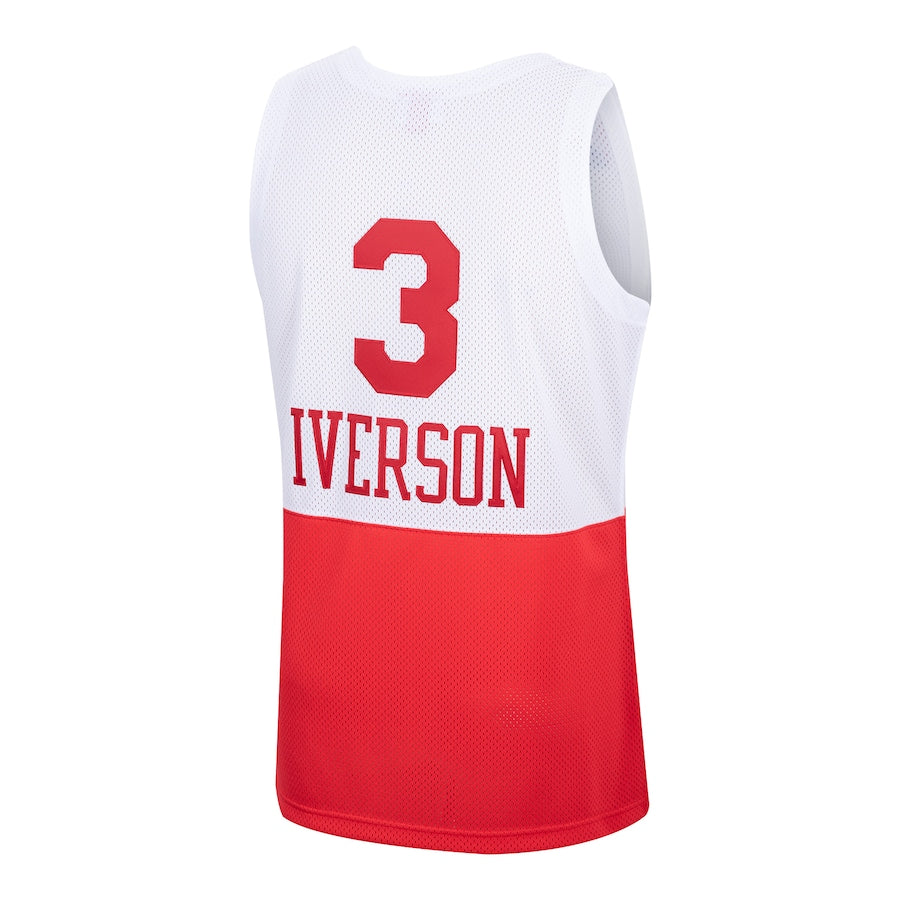 PH.76ers #3 Allen Iverson  Hardwood Classics Authentic Jersey White Stitched American Basketball Jersey