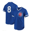 Chicago Cubs #8 Andre Dawson  Cooperstown Collection Mesh Batting Practice Jersey - Royal Baseball Jerseys