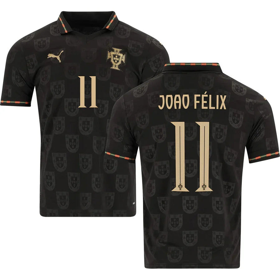 Men’s #11 Joao Felix 2026 World Cup Portugal Jersey