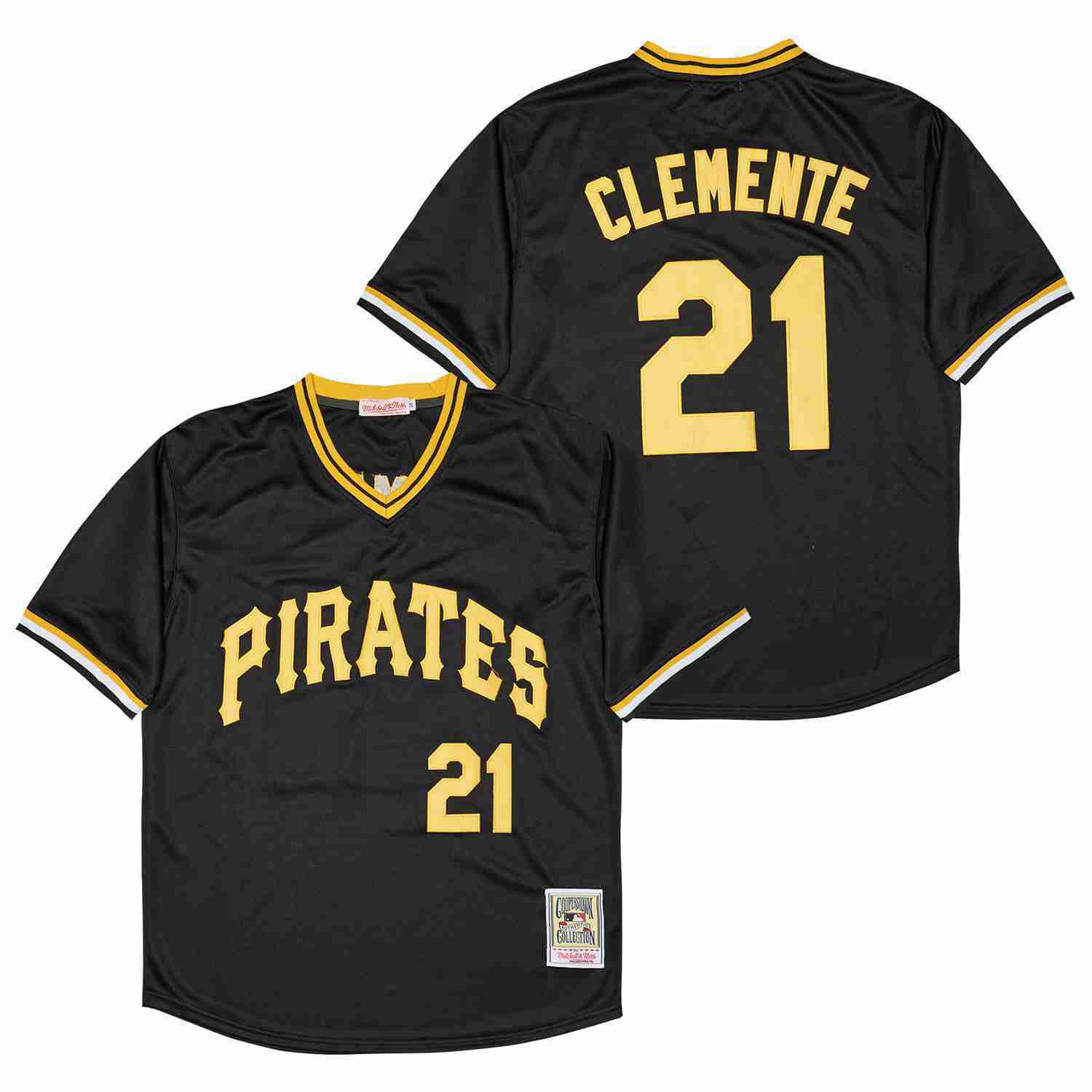 Men's #21 Roberto Clemente Pittsburgh Pirates Baseball Jersey