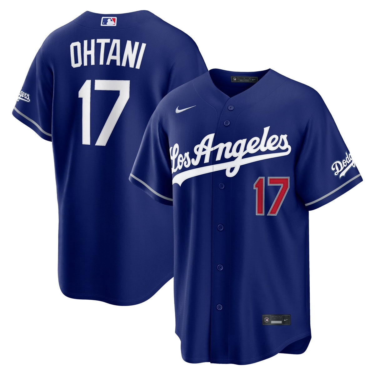 Men's #17 Shohei Ohtani Los Angeles Dodgers Baseball Jersey