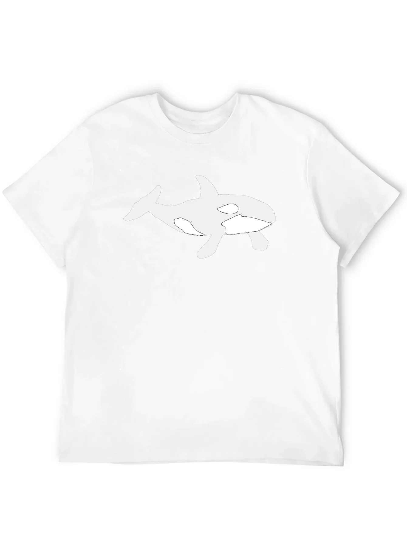 Orca Graphic T-Shirt - Black Cotton Blend