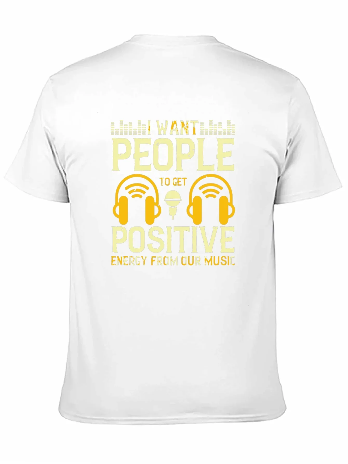Positive Energy Music T-Shirt - DJ Headphones Graphic Tee