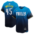 Men’s #45 Zack Wheeler Philadelphia Phillies Baseball Jersey