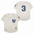 Men's New York Yankees #3 Babe Ruth Baseball Jersey