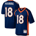 D.Broncos #18 Peyton Manning Player  Navy Legacy Replica Football Jerseys