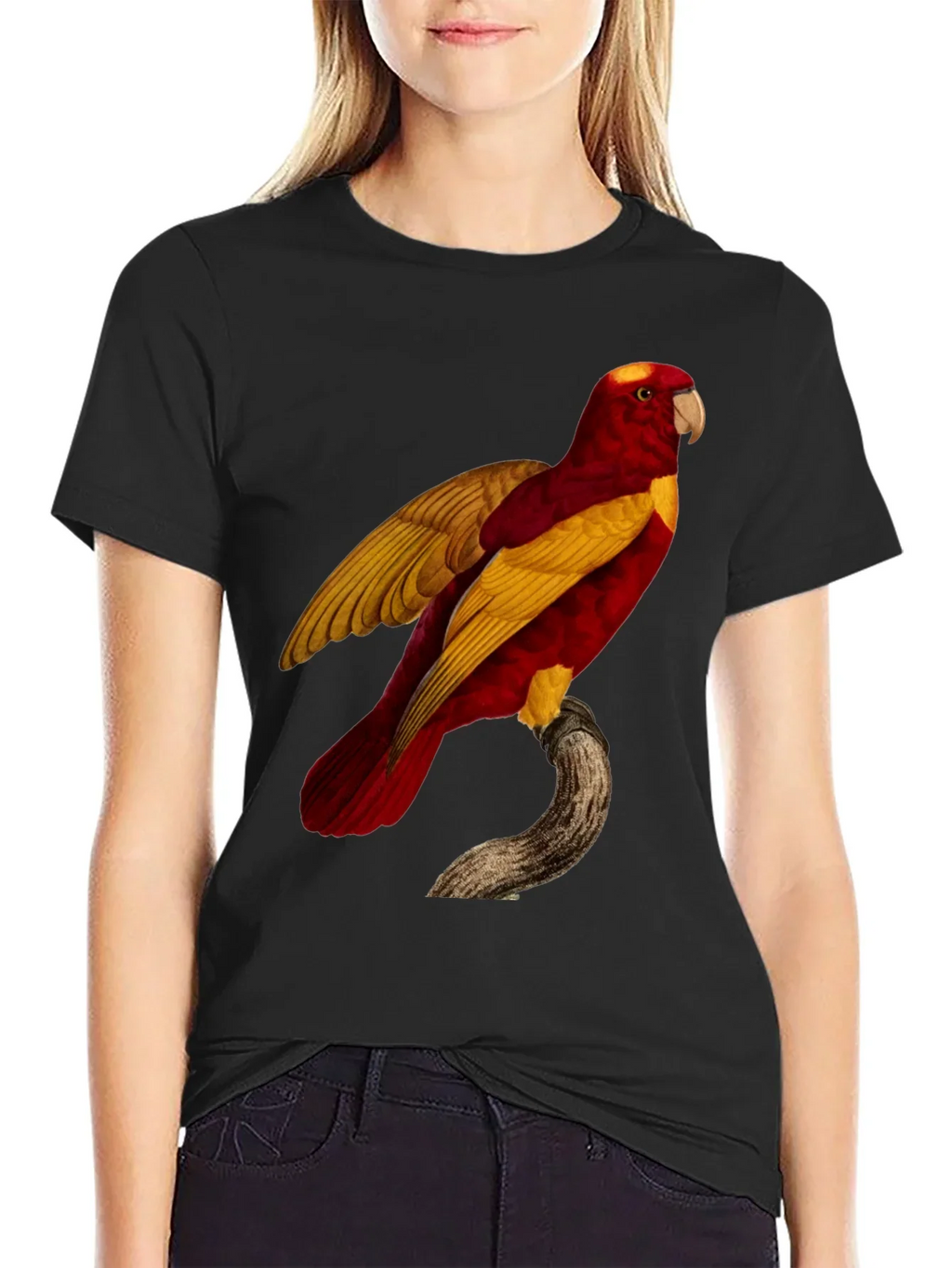 Exotic Parrot Graphic Tee