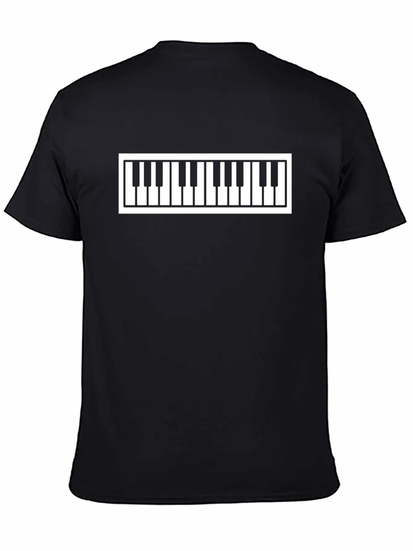 Piano Keys Graphic Tee - Stylish Music Lovers T-Shirt