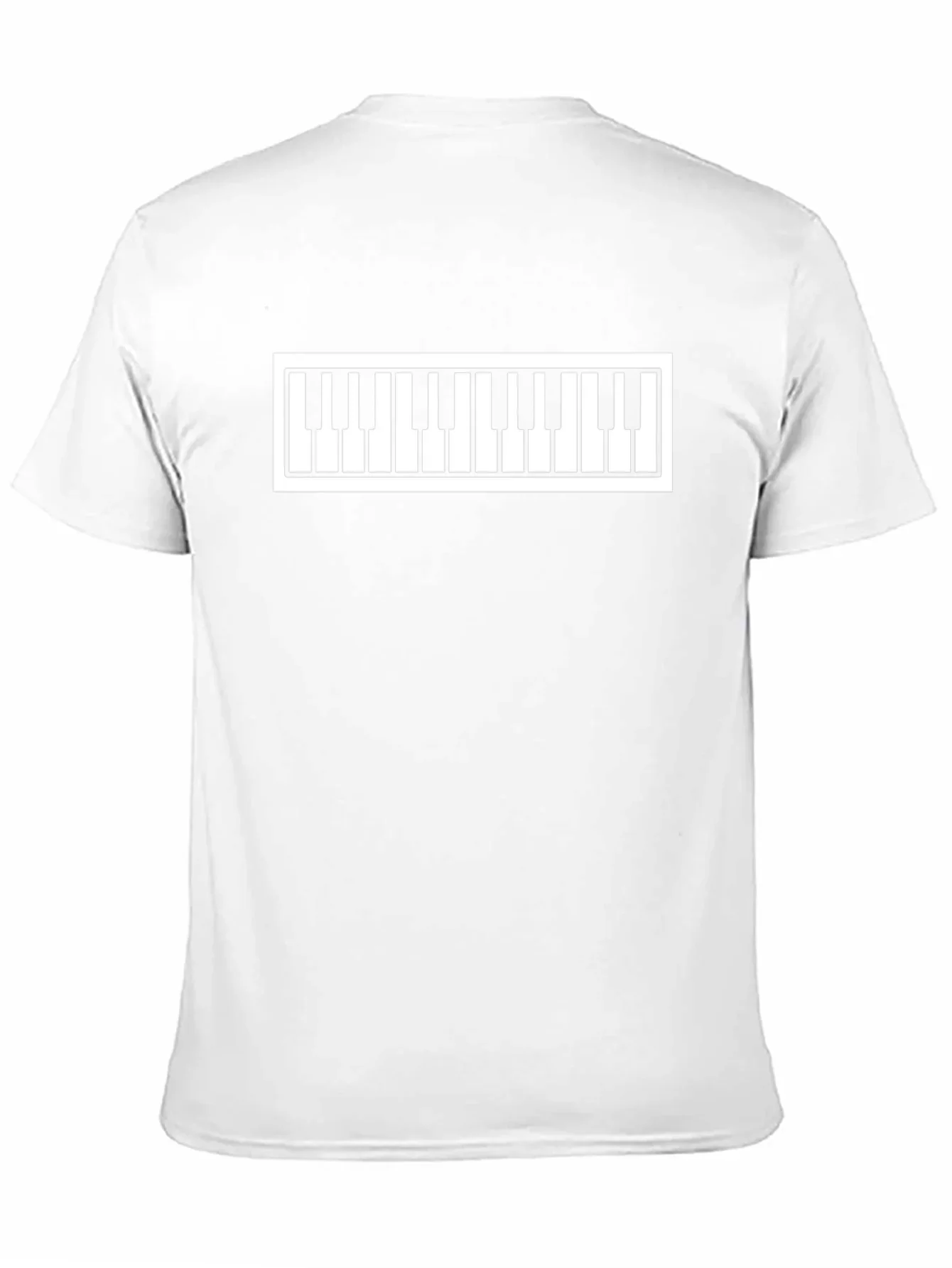 Piano Keys Graphic Tee - Stylish Music Lovers T-Shirt