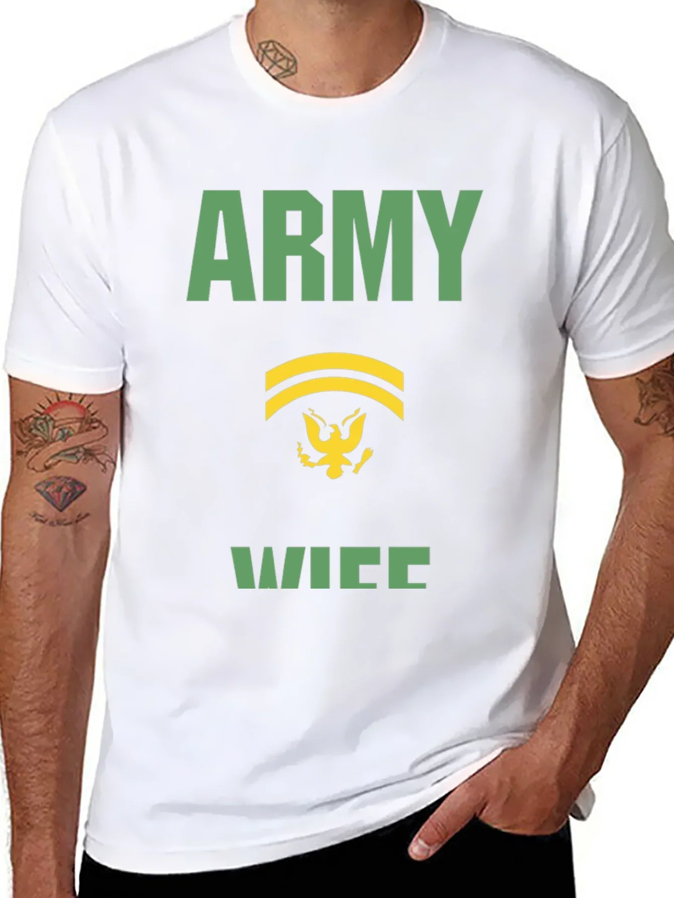 Army Wife Graphic Tee - Military Pride