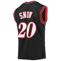 PH.76ers #20 Eric Snow  2000-01 Hardwood Classics Swingman Jersey Black Stitched American Basketball Jersey
