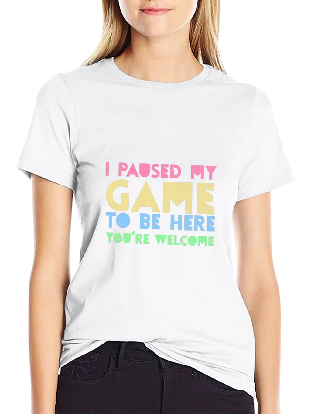 Funny Gamer T-Shirt: I Paused My Game