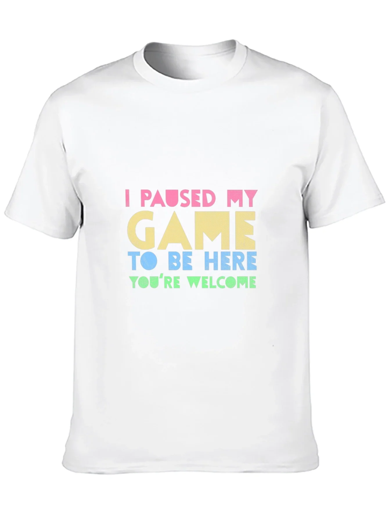 Funny Gamer T-Shirt: I Paused My Game