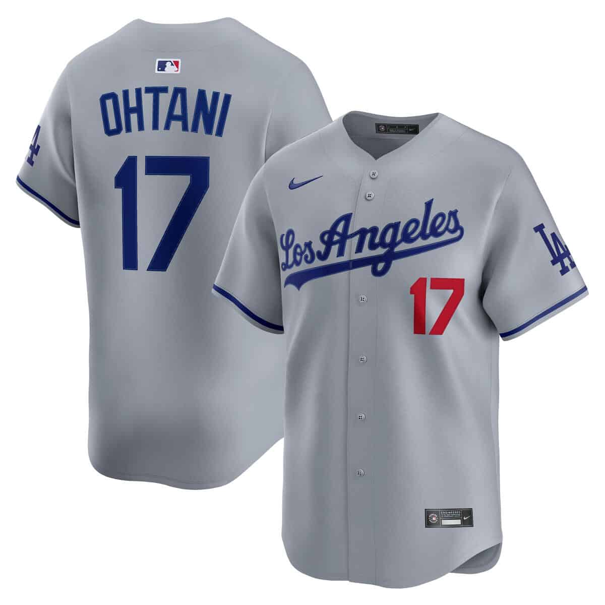 Men's #17 Shohei Ohtani Los Angeles Dodgers Baseball Jersey