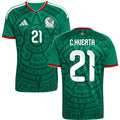 Men’s # 21 César Huerta Mexico 2026 World Cup Jersey