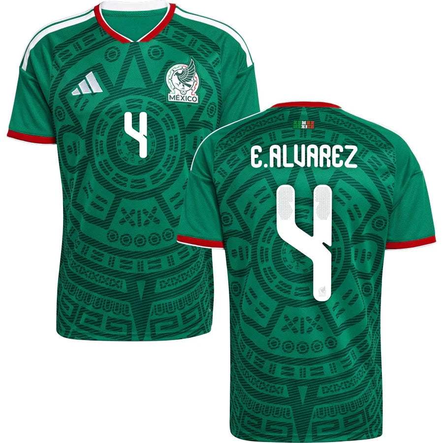 Men’s # 4 Edson Álvarez Mexico 2026 World Cup Jersey