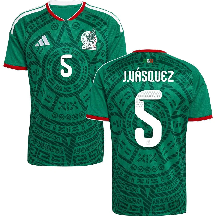 Men’s # 5 Johan Vásquez Mexico 2026 World Cup Jersey