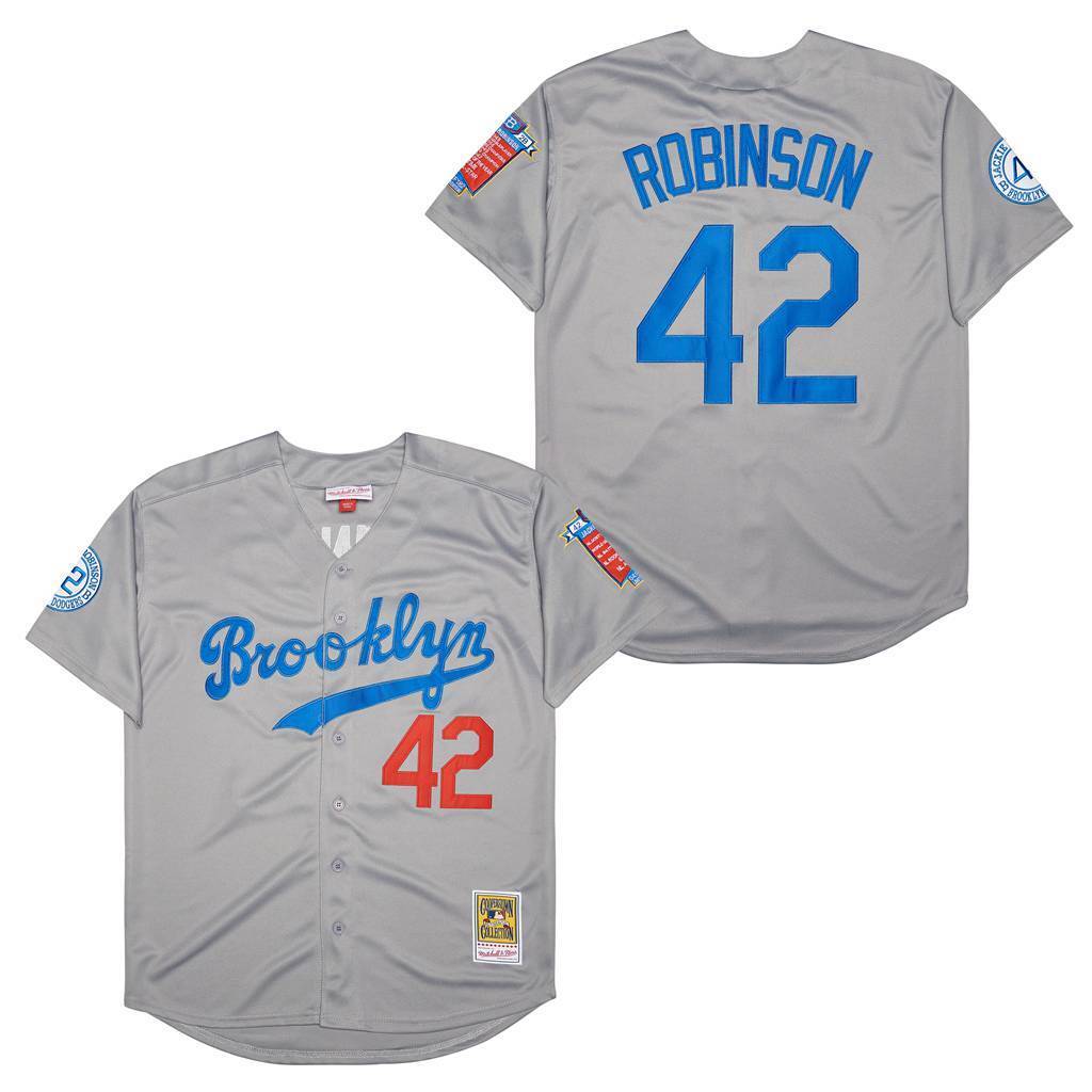 Men's #42 Jackie Robinson Los Angeles Dodgers Baseball Jersey