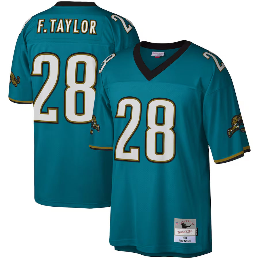 J.Jaguars #28 Fred Taylor Player  Teal Legacy Replica Football Jerseys