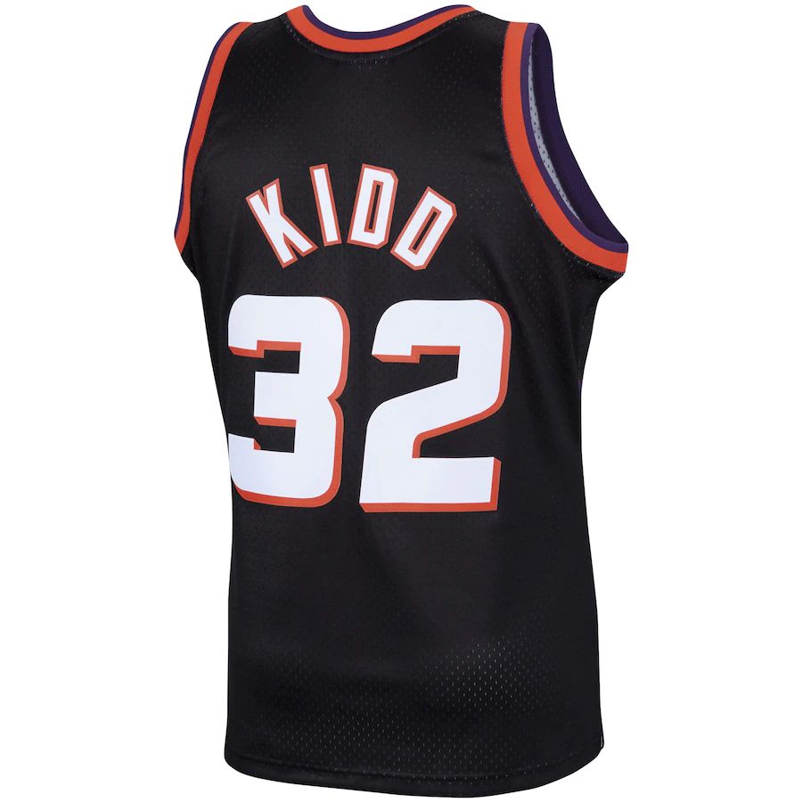 P.Suns #32 Jason Kidd  1999-00 Hardwood Classics Swingman Jersey Black Stitched American Basketball Jersey