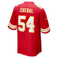 KC.Chiefs #54 Leo Chenal Player Red Home Game Stitched Football Jerseys