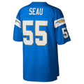 LA.Chargers #55 Junior Seau Player  Powder Blue Legacy Replica Football Jerseys