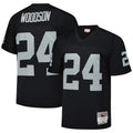 LV.Raiders #24 Charles Woodson Player  Black Legacy Replica Football Jerseys