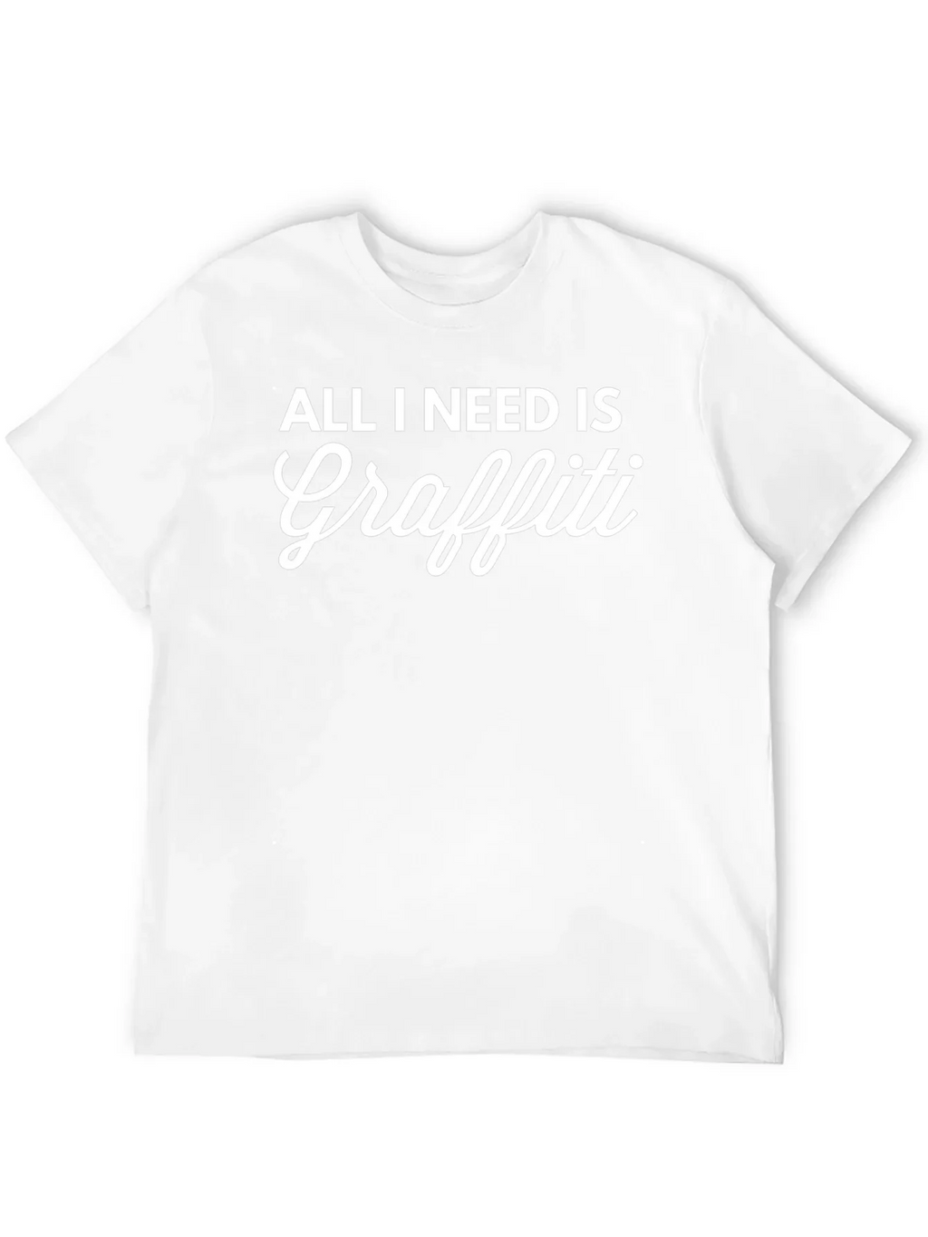 All I Need Is Graffiti Black T-Shirt