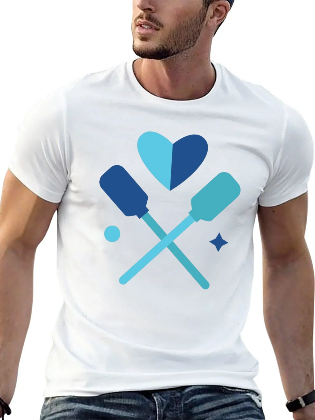 Rowing Heart T-Shirt - Oar Love