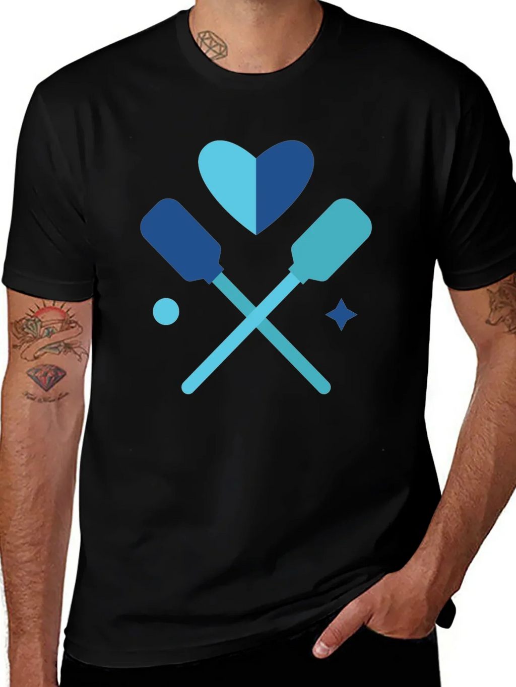 Rowing Heart T-Shirt - Oar Love