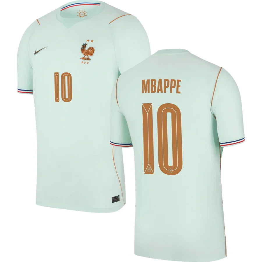 Men’s #10 Kylian Mbappe  2026 World Cup France Jersey
