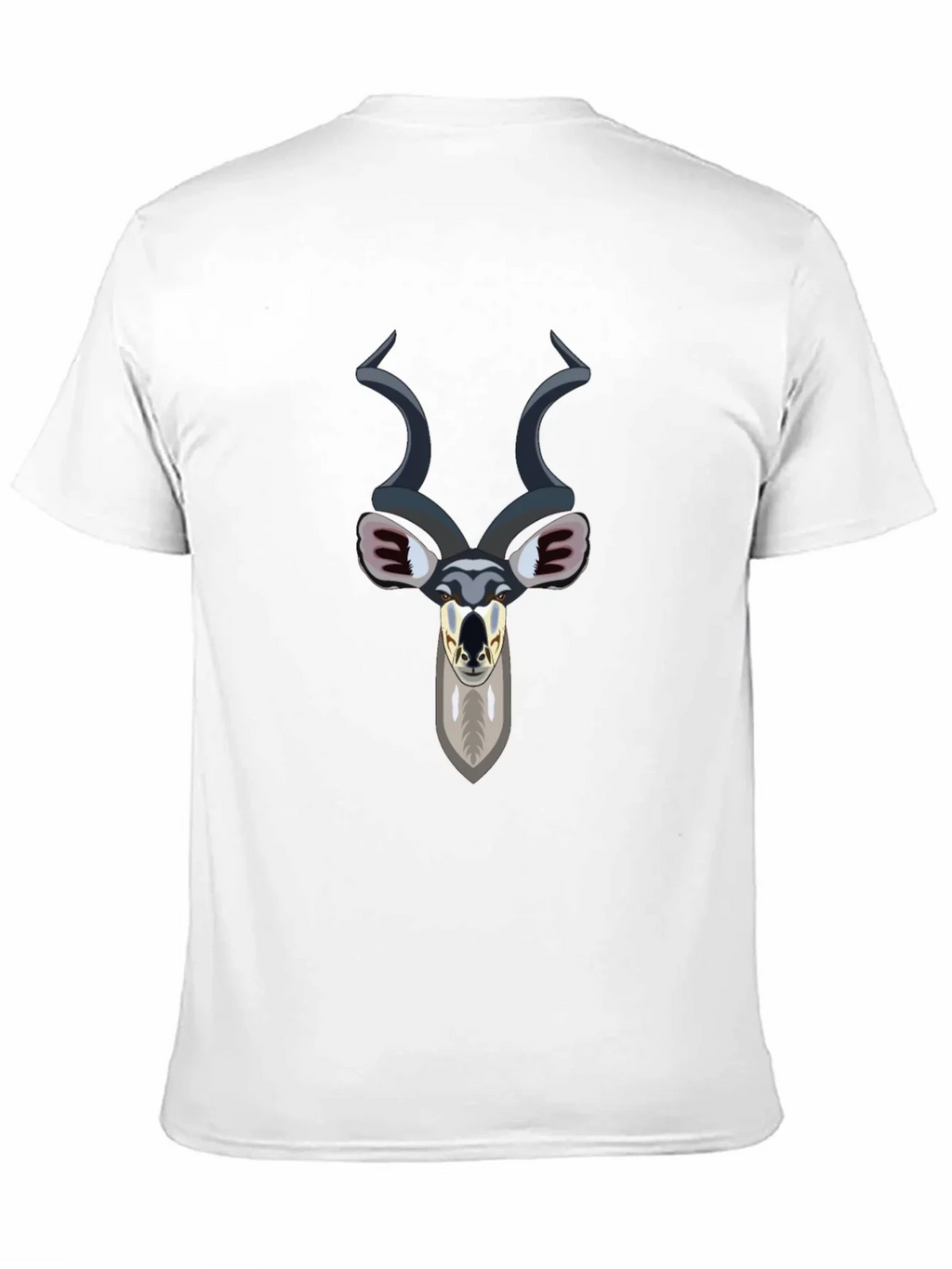 Kudu Head Graphic Tee - Black