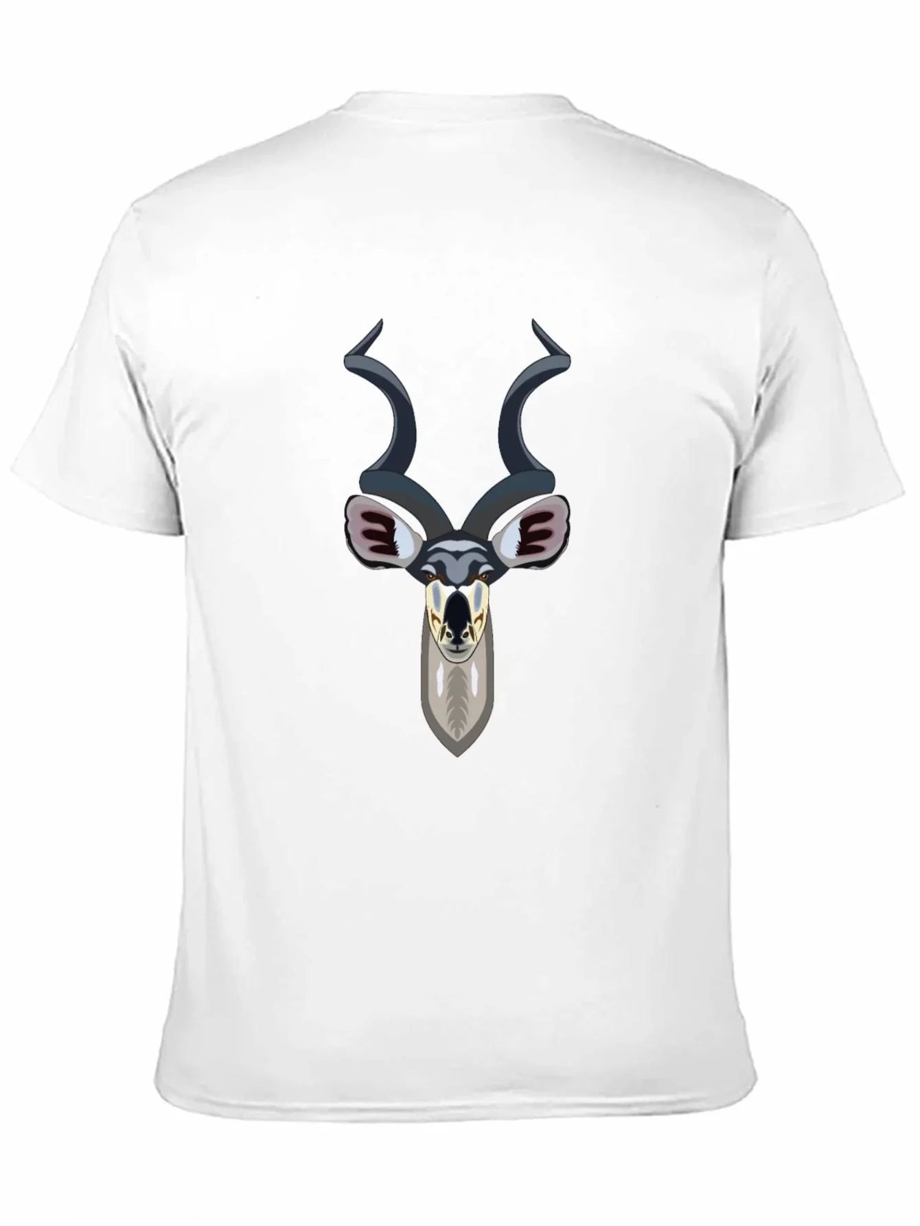 Kudu Head Graphic Tee - Black