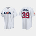 #39 MILES MIKOLAS ST. LOUIS CARDINALS 2023 WORLD BASEBALL CLASSIC USA REPLICA JERSEY ¨C WHITE Stitches Baseball Jerseys