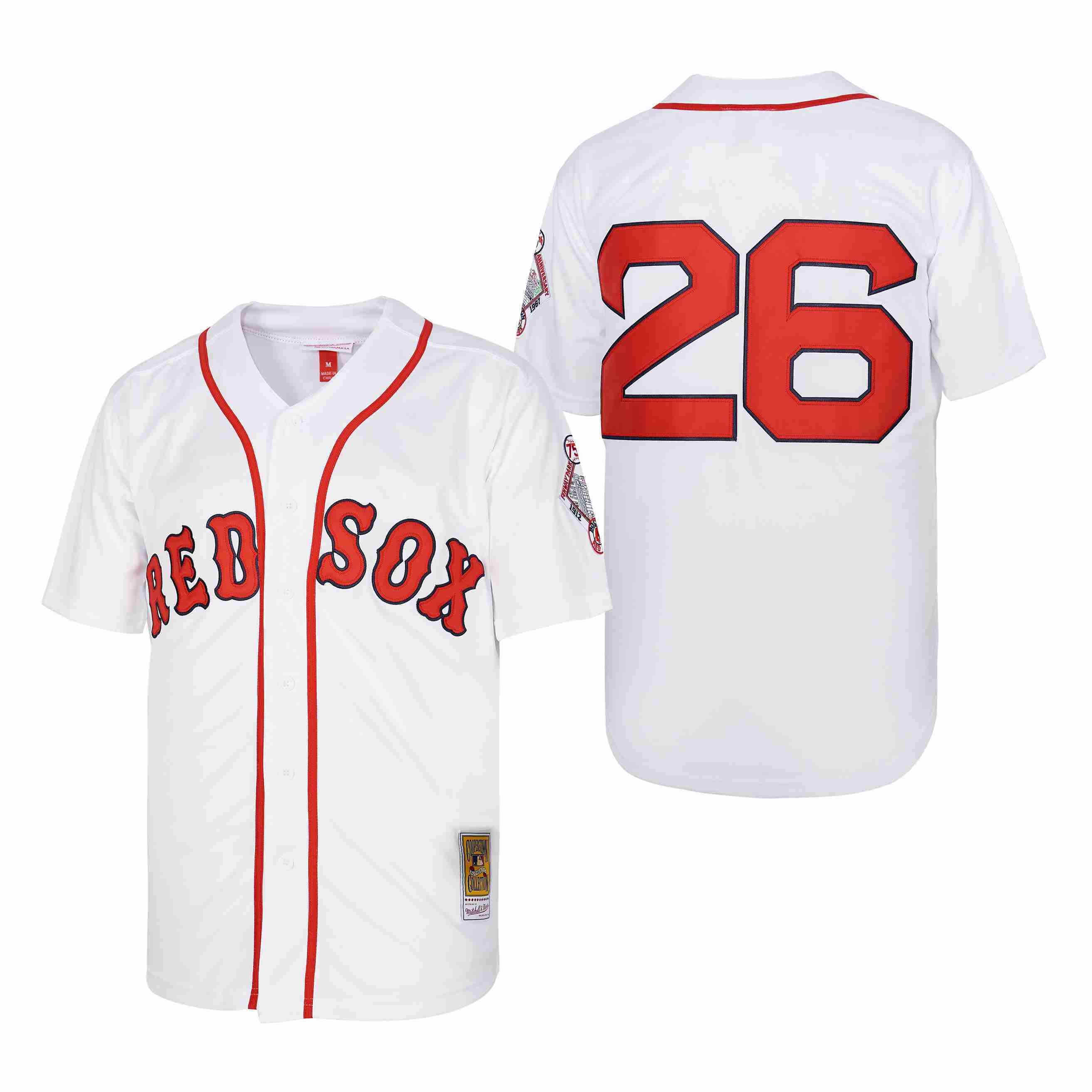 Men's #26 Wade Boggs Boston Red Sox Baseball Jersey
