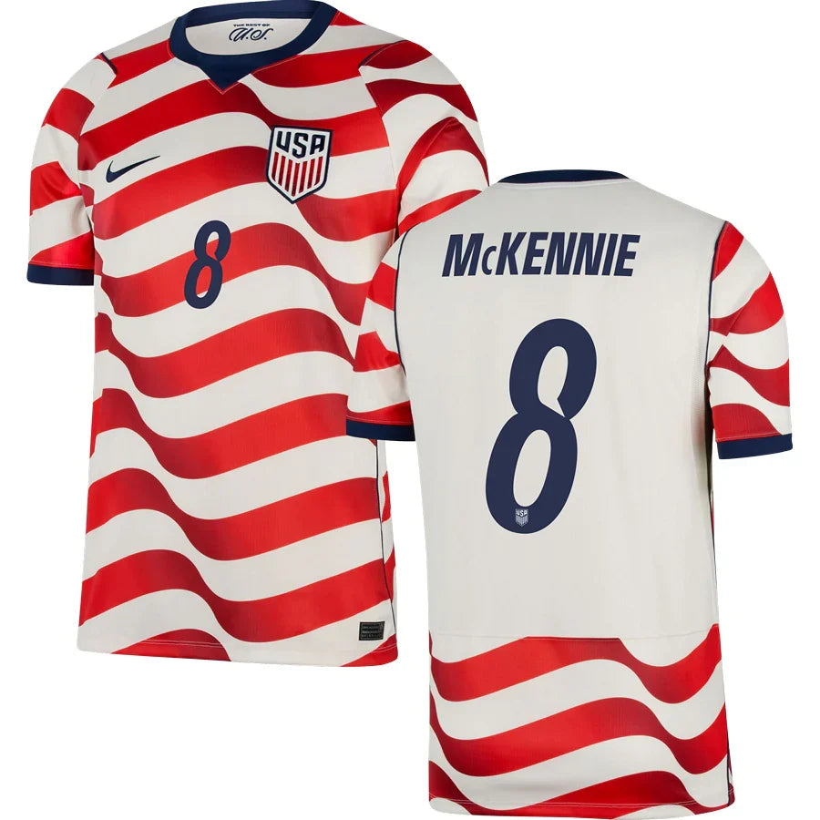 Men’s #8 Weston McKennie 2026 World Cup Jersey