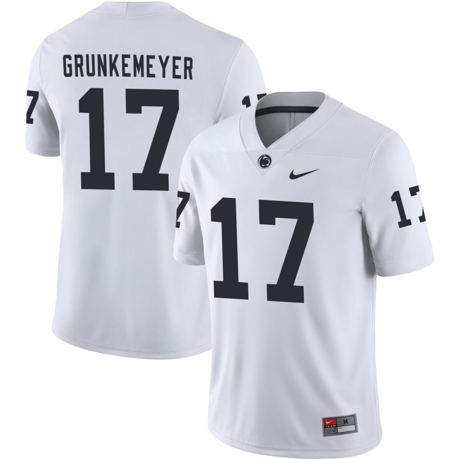 Men’s Penn State #17 Ethan Grunkemeyer Football Jersey