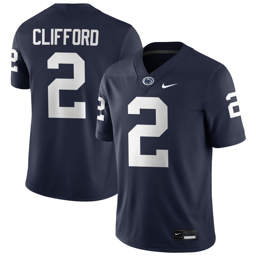Men’s Penn State #2 Liam Clifford Football Jersey