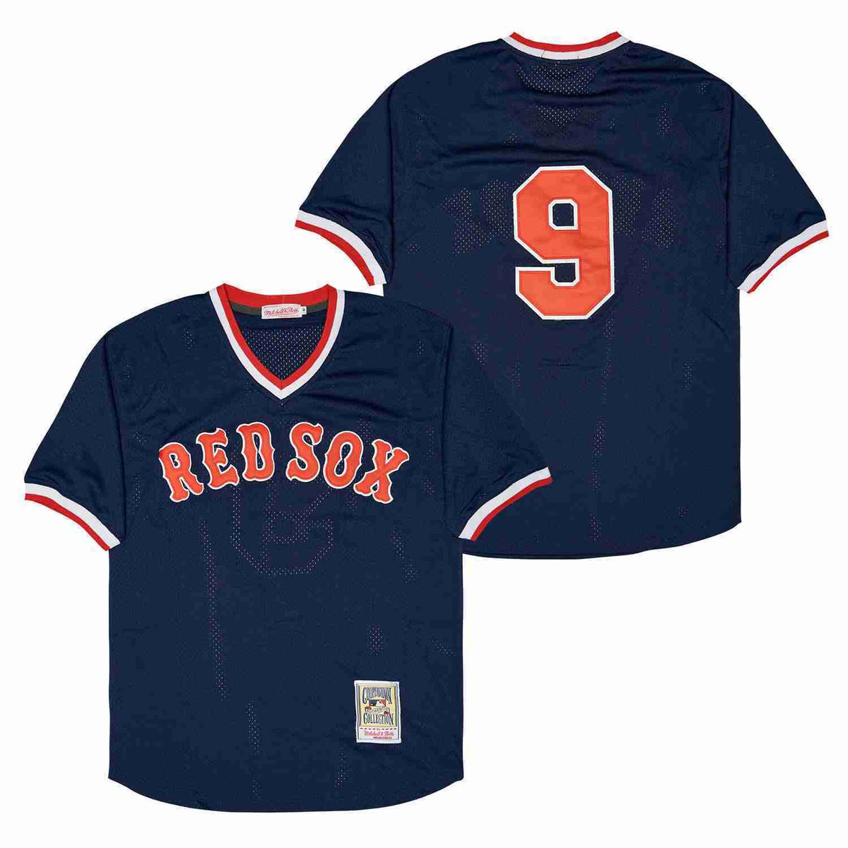 Men's #9 Ted Williams Boston Red Sox Baseball Jersey