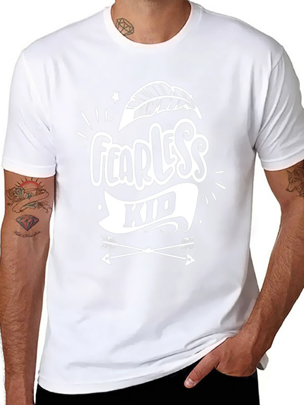 Fearless Kid Graphic T-Shirt