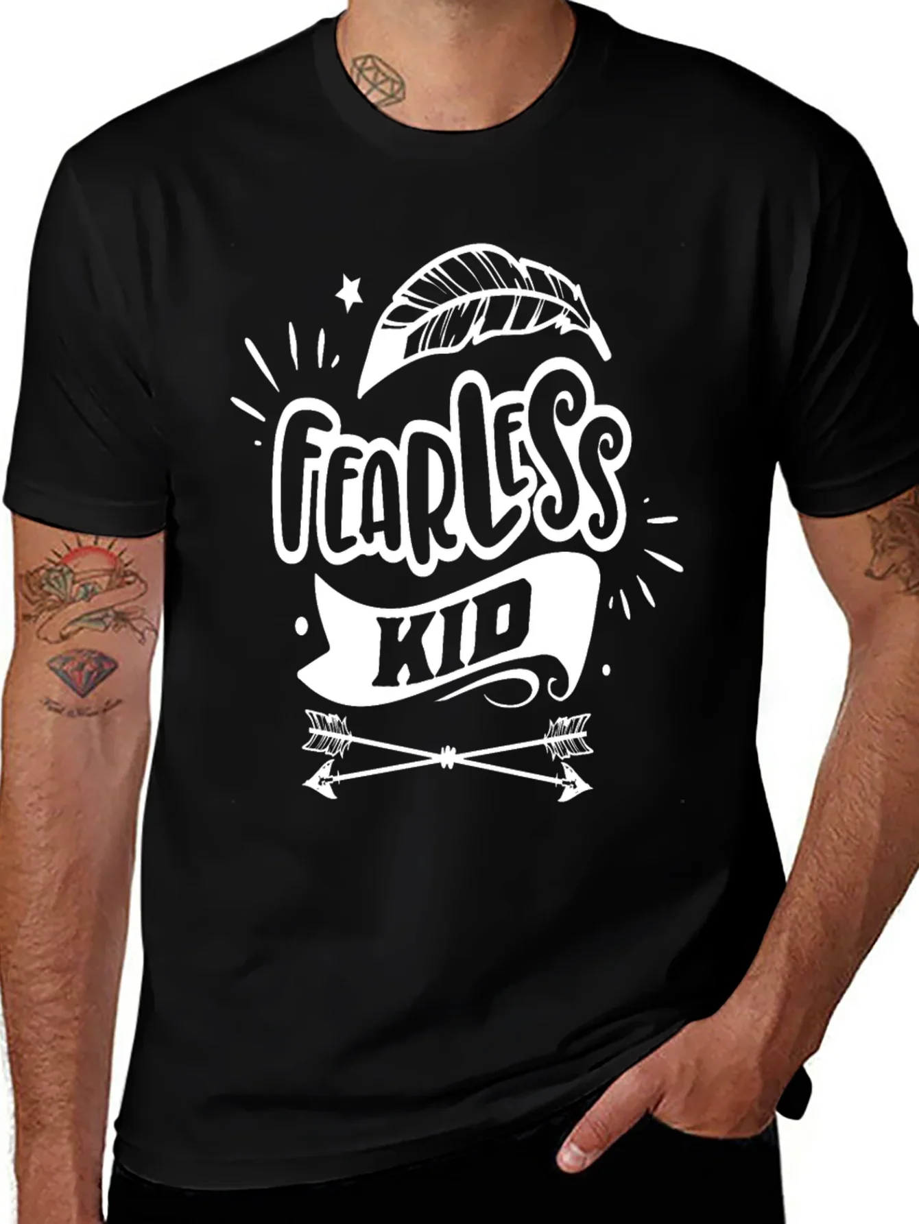 Fearless Kid Graphic T-Shirt