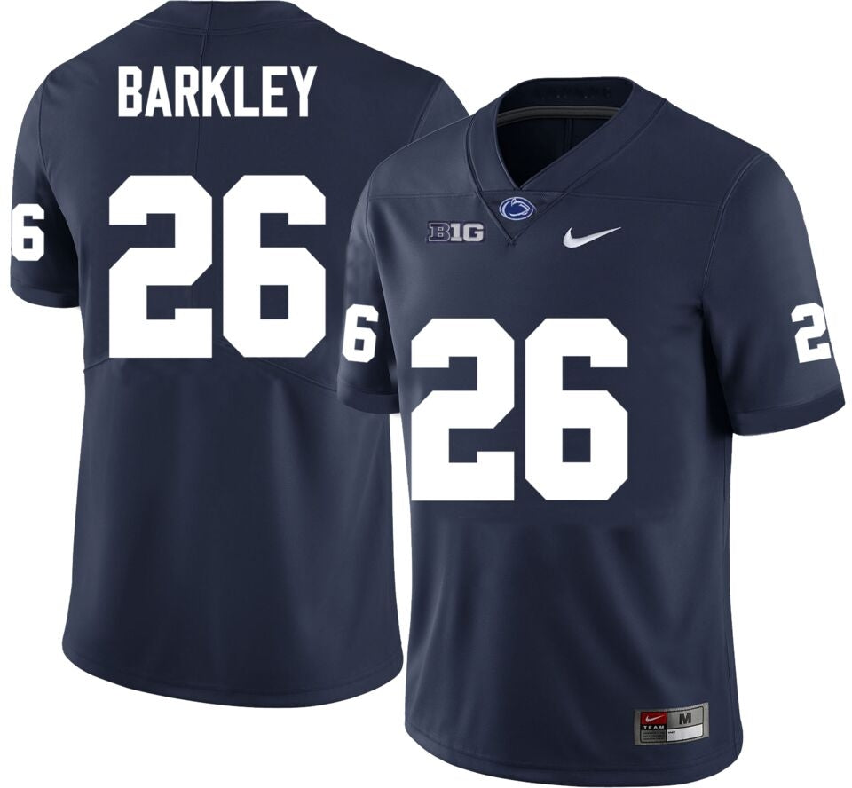 Men's Penn State #26 Saquon Barkley College Football Jersey