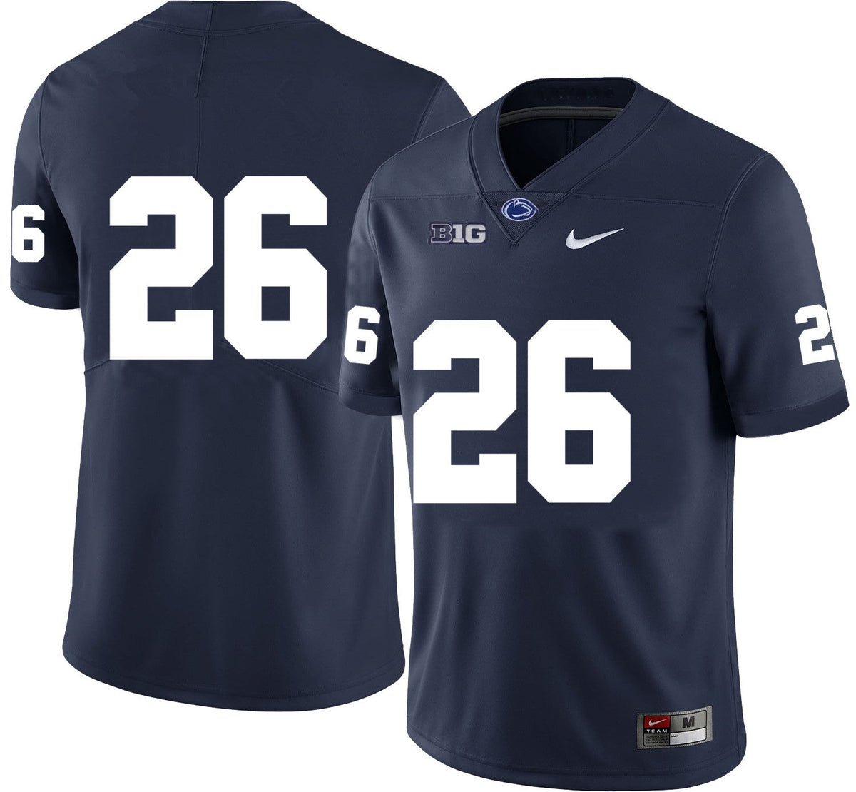 Men's Penn State #26 Saquon Barkley College Football Jersey