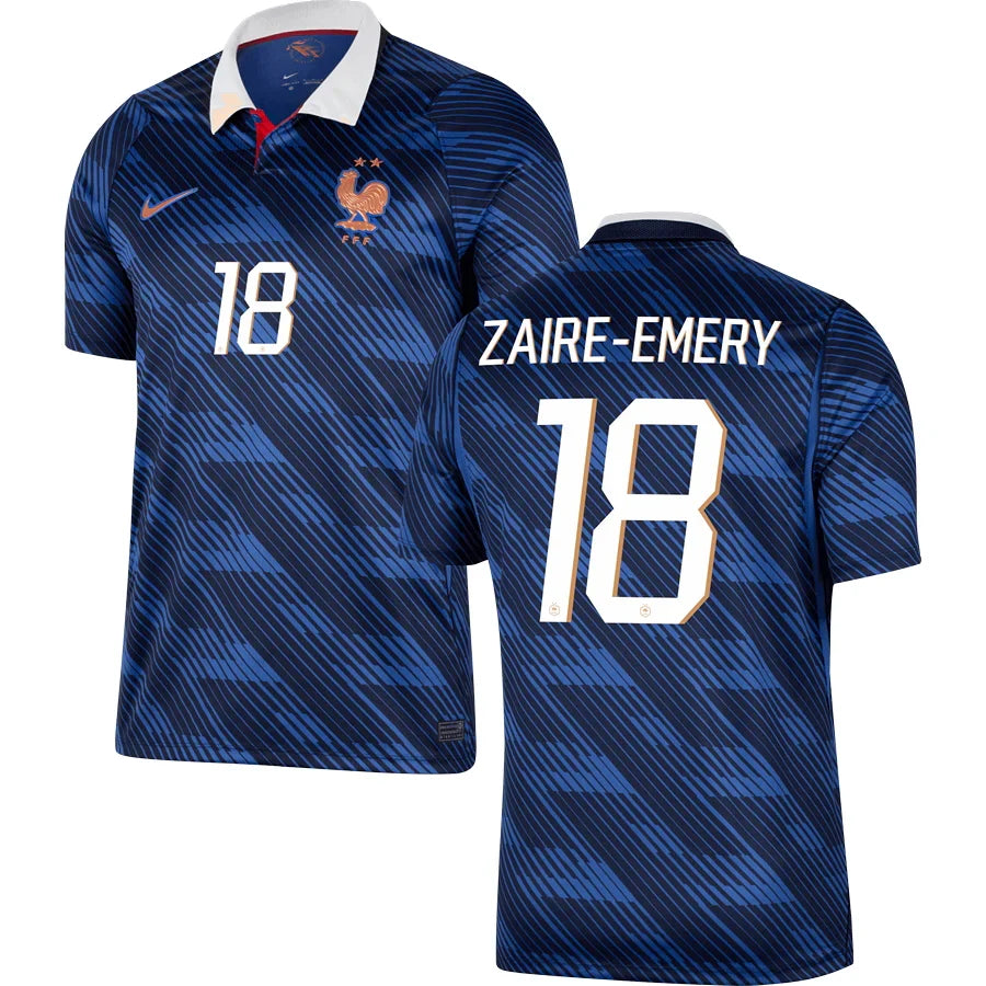 Men’s #18 Zaire-Emery 2026 World Cup France Jersey