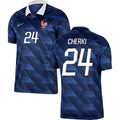 Men’s #24 Cherki 2026 World Cup France Jersey