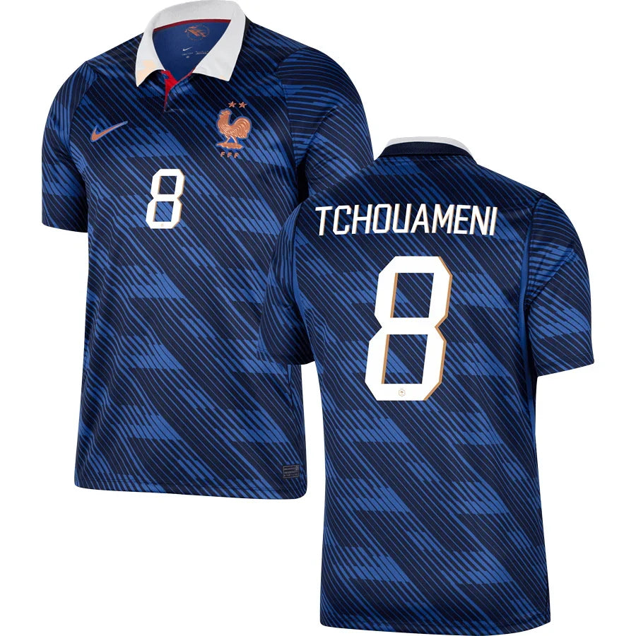 Men’s #8 Tchouameni 2026 World Cup France Jersey