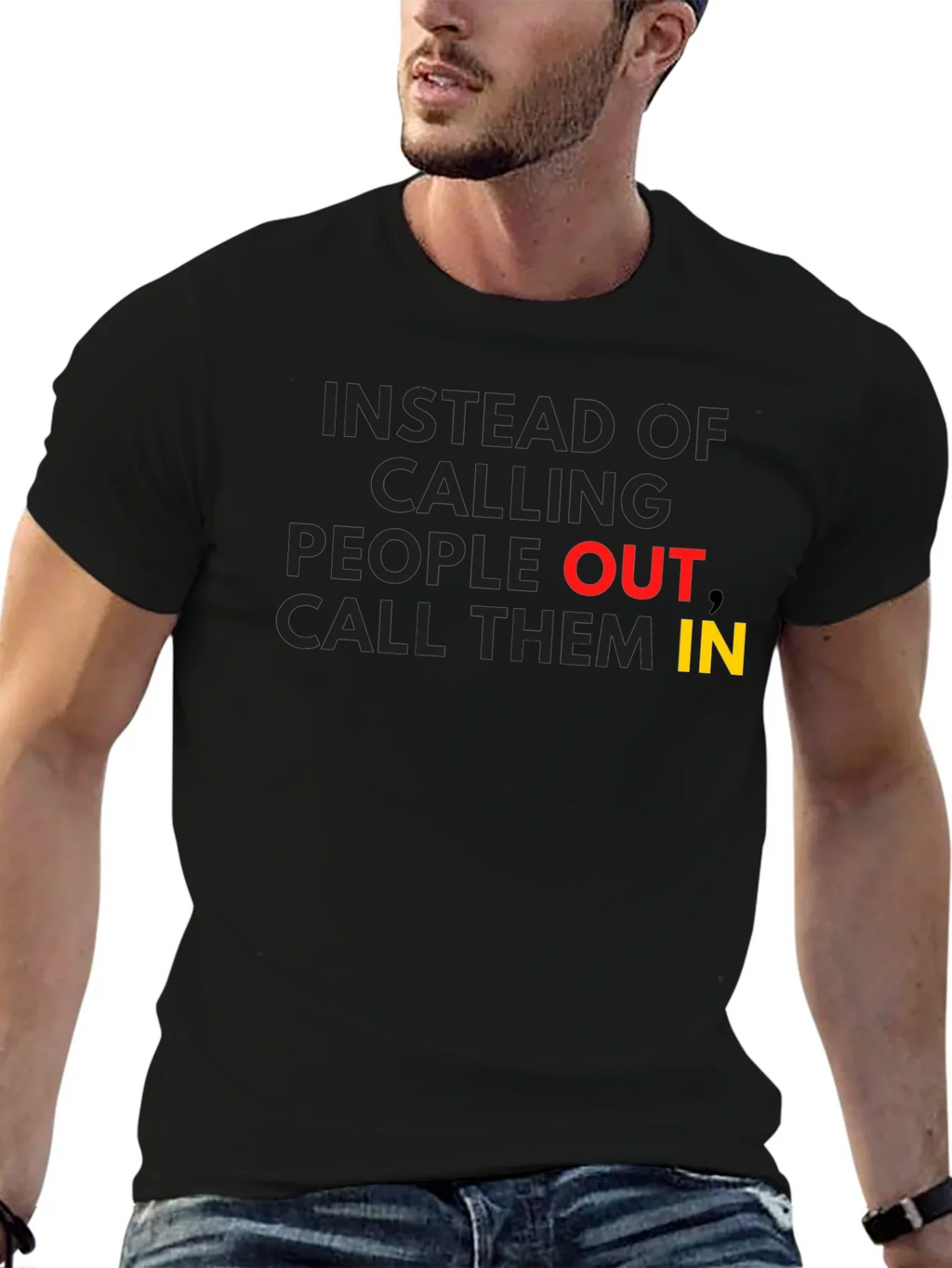 Call Them In - Motivational Graphic T-Shirt
